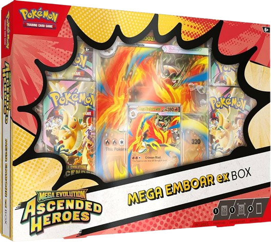 Pokémon TCG: Ascended Heroes-Mega Emboar EX Collection Box